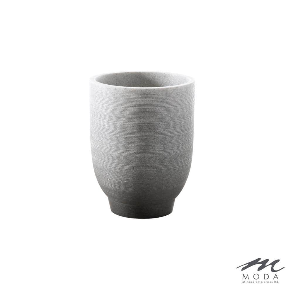 Greystone Tumbler Gray - Moda at Home: Resin Material, Hand Wash, 11oz Capacity, Bathroom Accessory