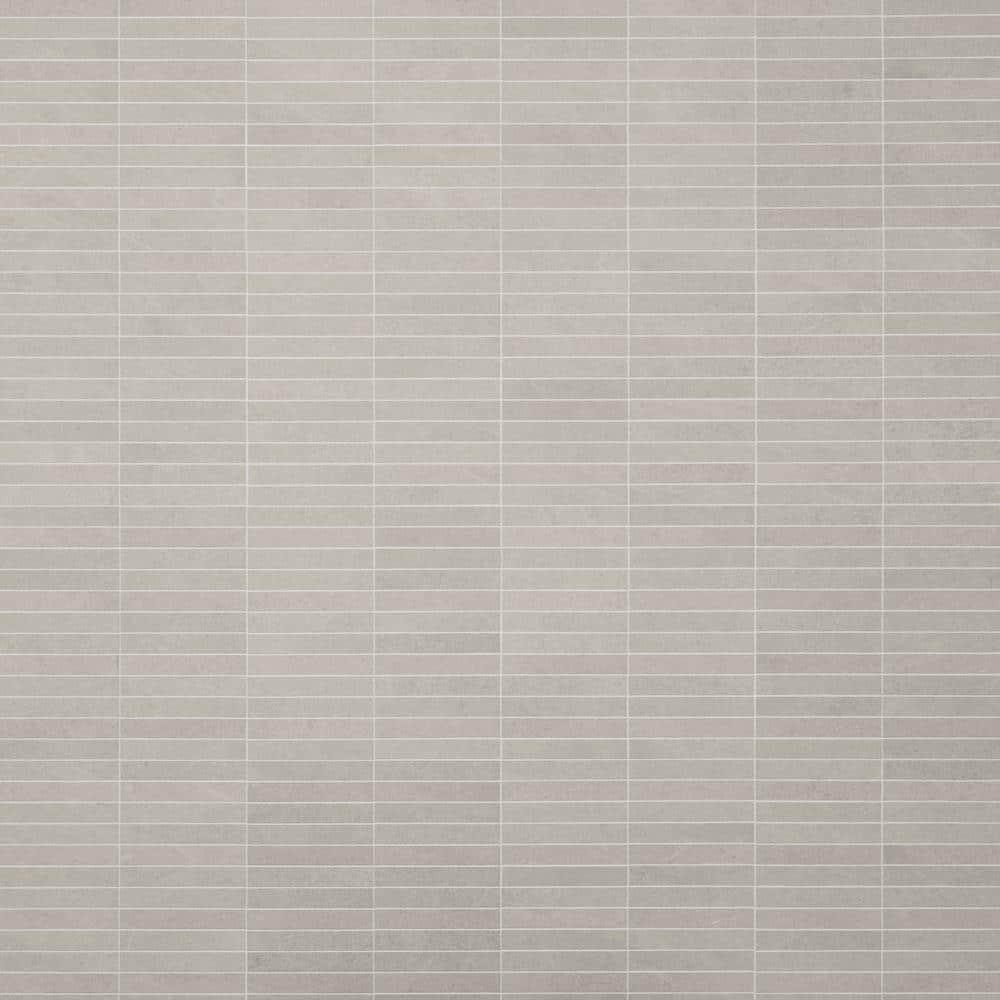 Monolith 11.81 In. X 11.81 In. Stacked Matte Porcelain Mosaic Floor And Wall Tile (0.96 Sq. Ft. / Each)