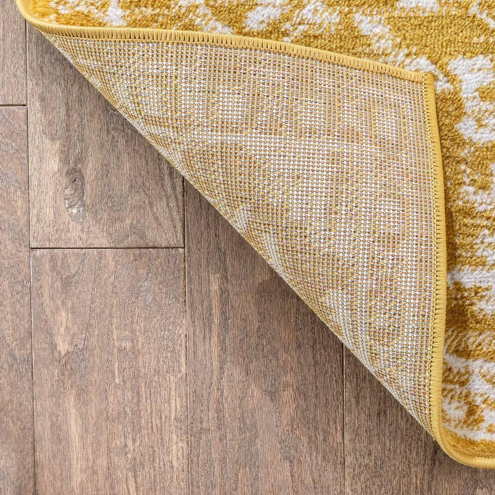 Well Woven Della Gold Vintage Medallion Pattern 3x5 (3'11" x 5'3") Runner Rug