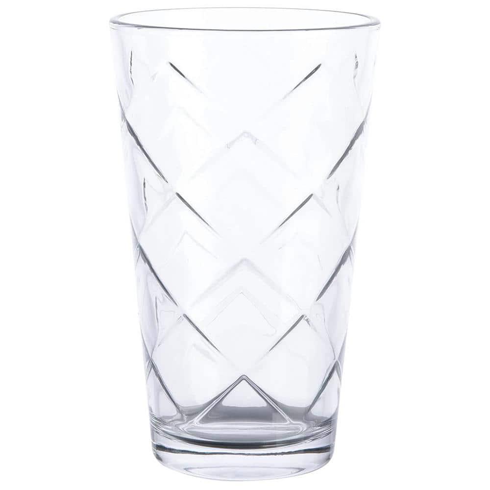 Gibson Home 16 Piece Lattice Glassware Drinkware Set