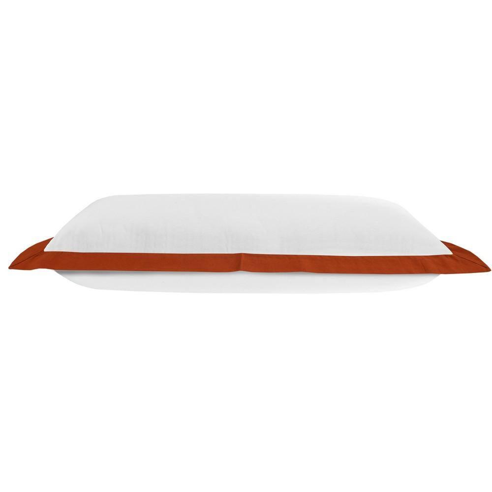 ZeaZu 14" X 36" 100% Cotton Geometric Zippered Pillow