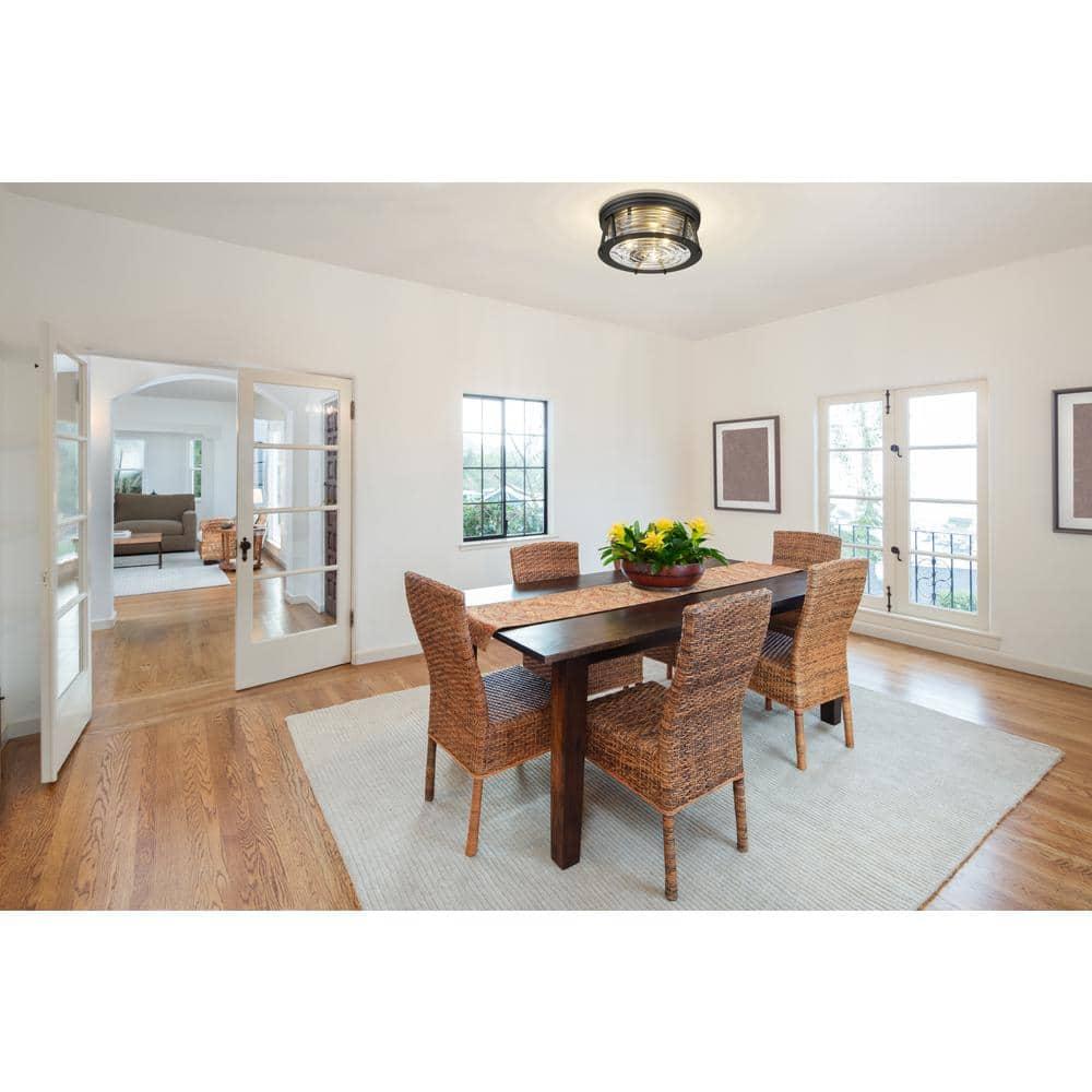 Z-Lite Cape Harbor 3 - Light Flush Mount in  Bronze