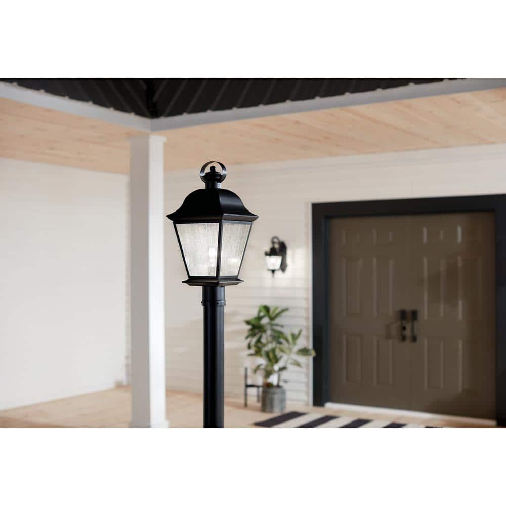 Kichler Lighting Mount Vernon 1 - Light Post Light in  Black