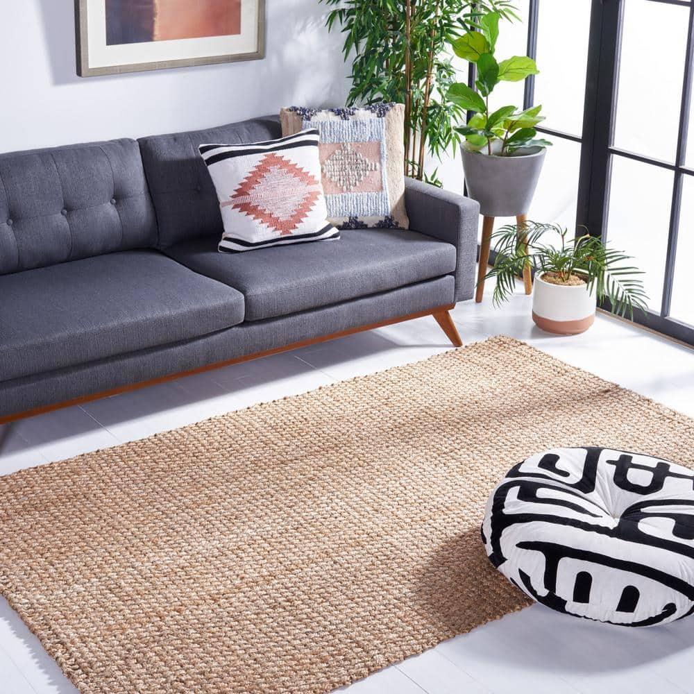 Natural Fiber NF830 Hand Woven Area Rug - Natural - 5'x8' - Safavieh.