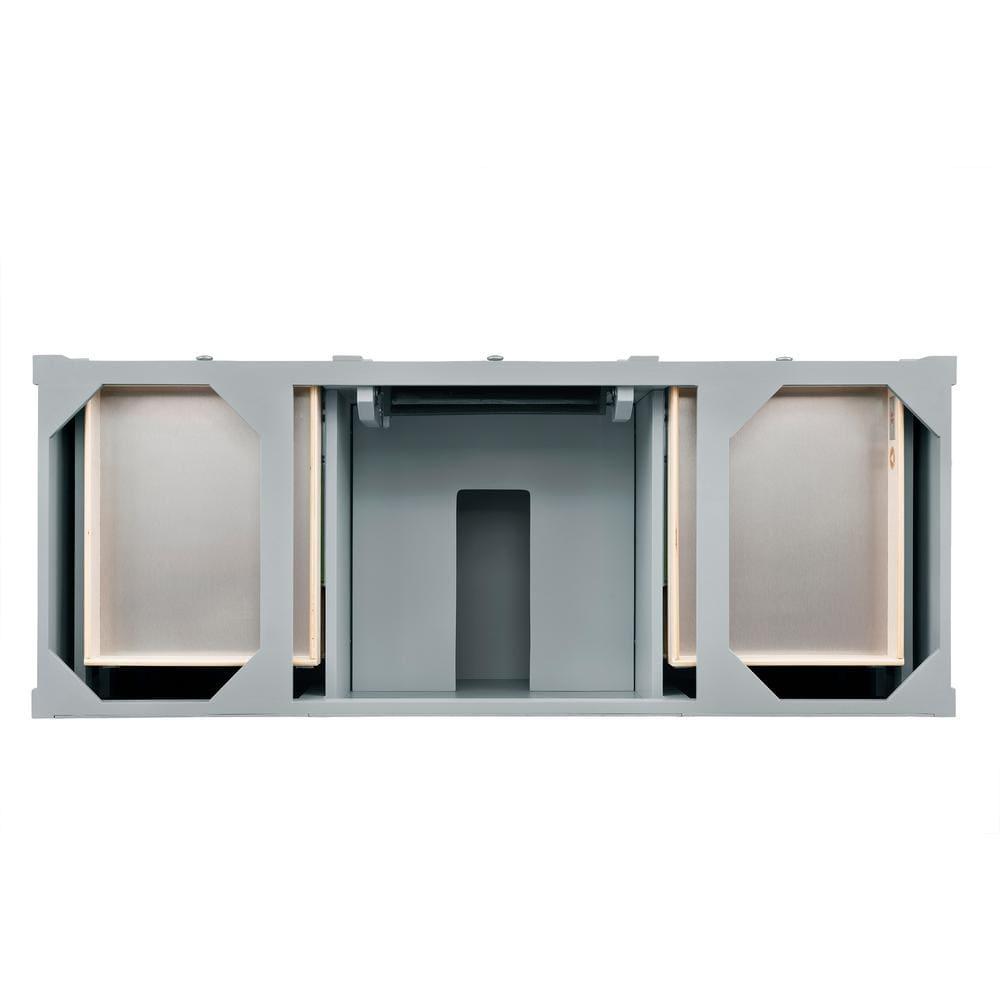 James Martin Vanities 650-V60s Brittany 60" Single Basin Poplar Wood Vanity Cabinet Only -