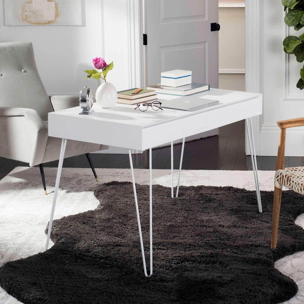 Cade Desk - White - Safavieh