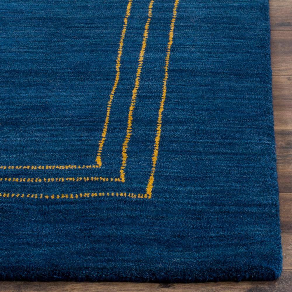 Himalaya HIM588 Hand Loomed Area Rug - Blue/Multi - 8'x10' - Safavieh.