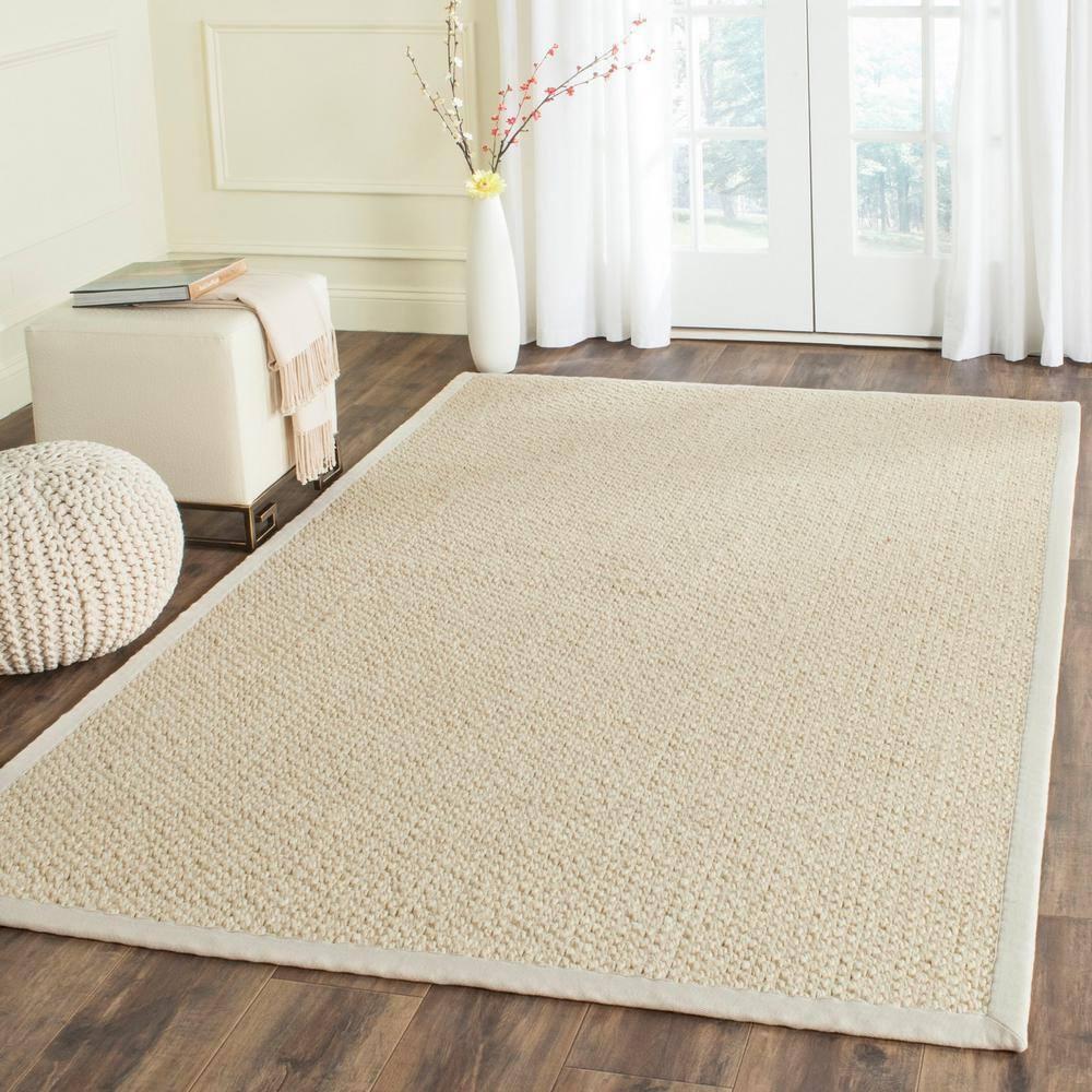 Natural Fiber NF525 Power Loomed Indoor Area Rug - Creme - 4'x6' - Safavieh.
