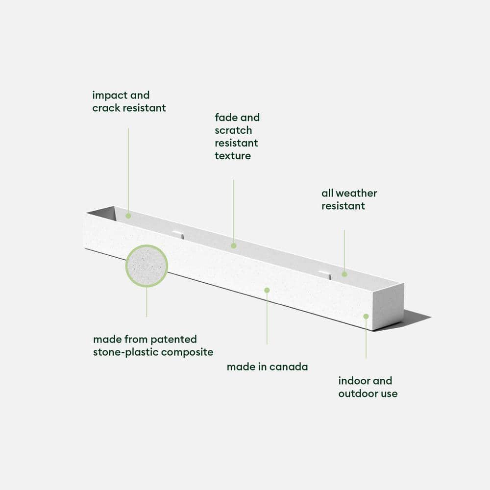 Geo Series Plastic Planter Box