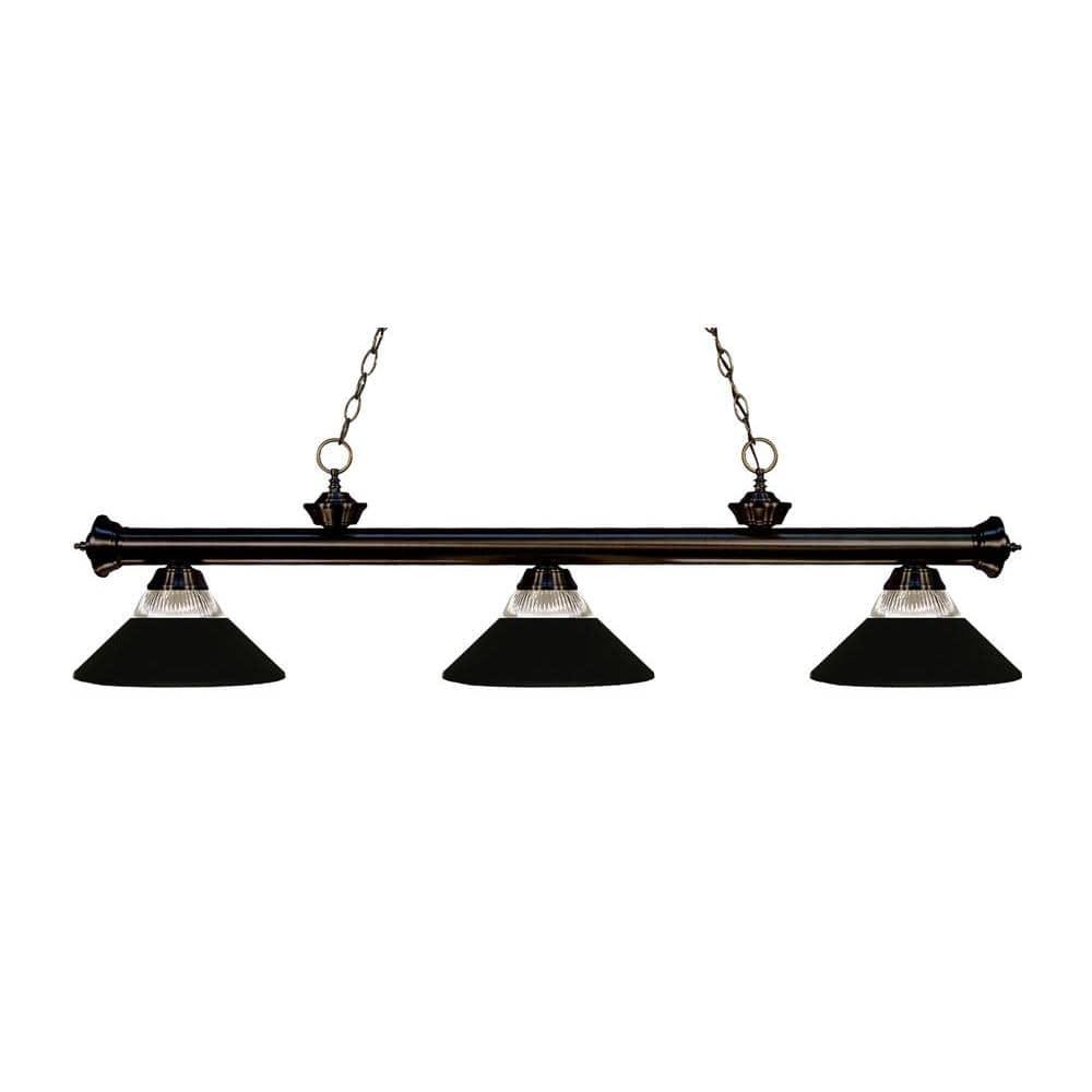Z-Lite Riviera 3 - Light Island Pendant Light in  Bronze