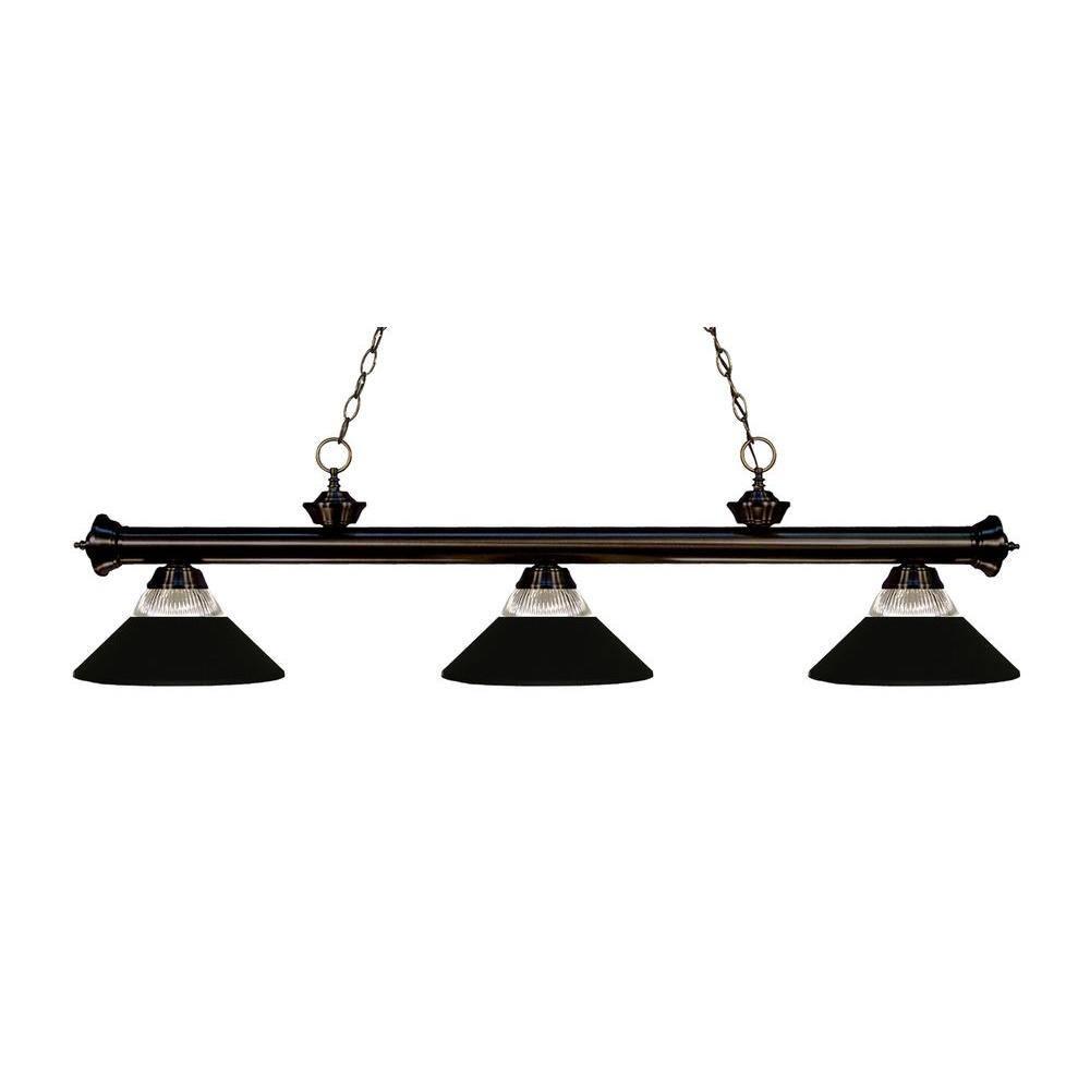 Z-Lite Riviera 3 - Light Island Pendant Light in  Bronze