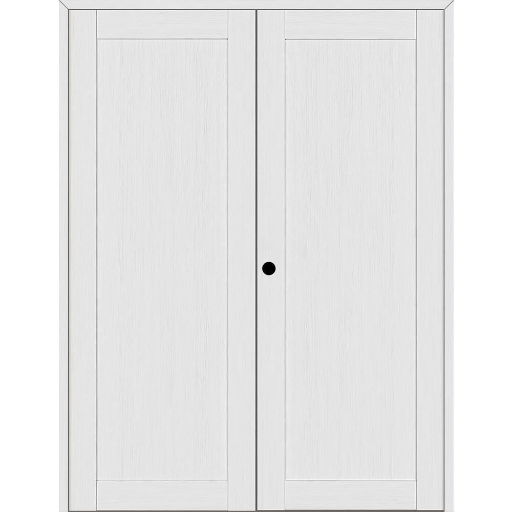 Belldinni 1 Panel Shaker Manufactured Wood Paneled Double Swing Interior Door