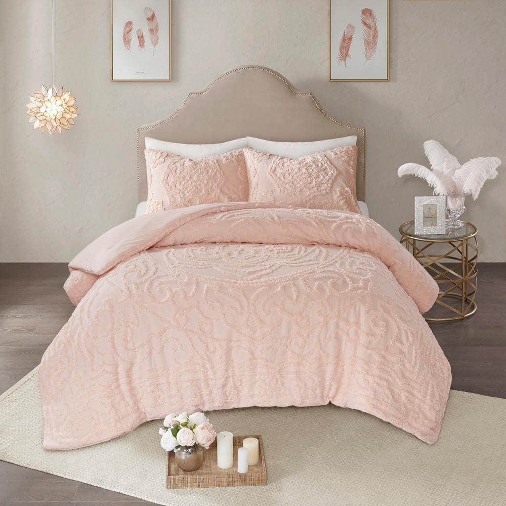 Madison Park Laetitia Tufted Cotton Chenille Medallion Comforter Set