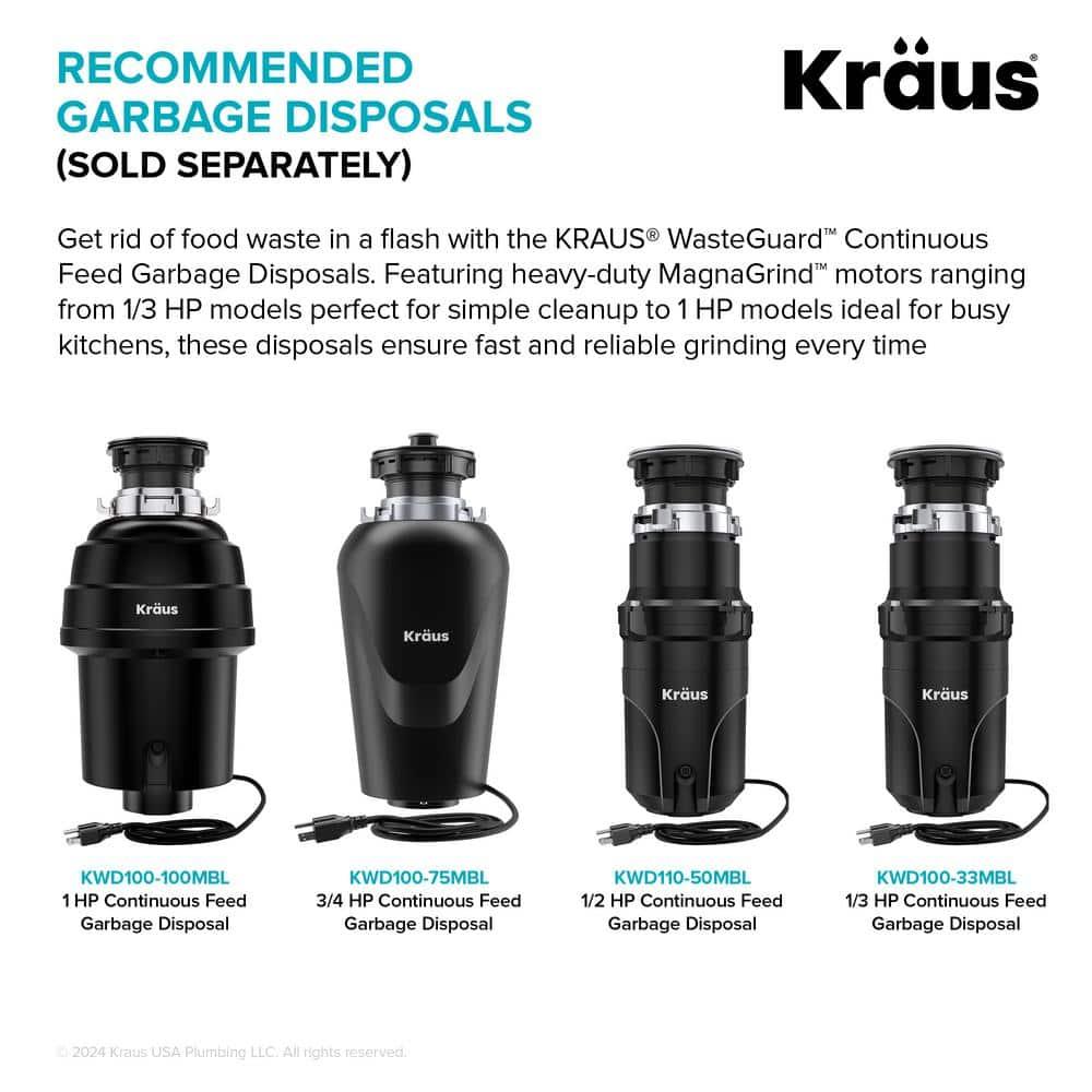 KRAUS Fairlane Undermount 18-Gauge Stainless Steel Kitchen Sink