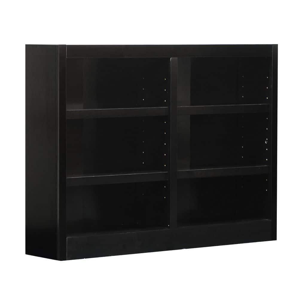 Concepts in Wood Book Shelf - Wood Bookcase Furniture 48 x 36" - Espresso