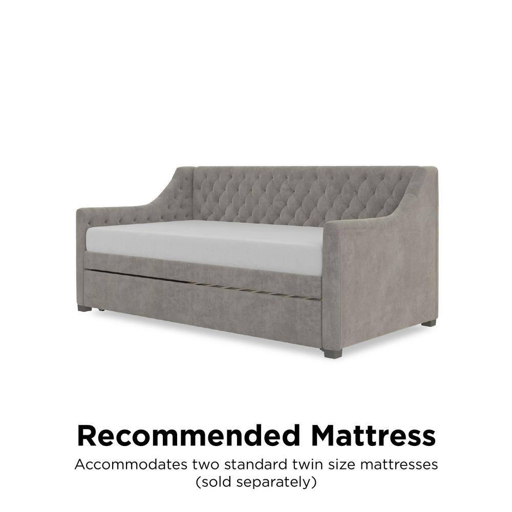 Monarch Hill Ambrosia Upholstered Daybed with Trundle