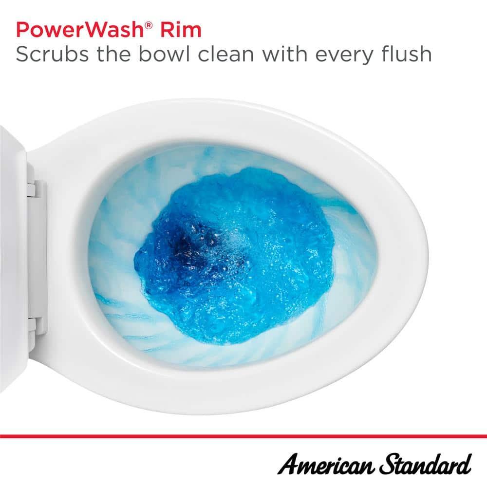 American Standard 1.28 Gallons GPF Elongated Comfort Height Floor Mounted Two-Piece Toilet (Seat Not Included)