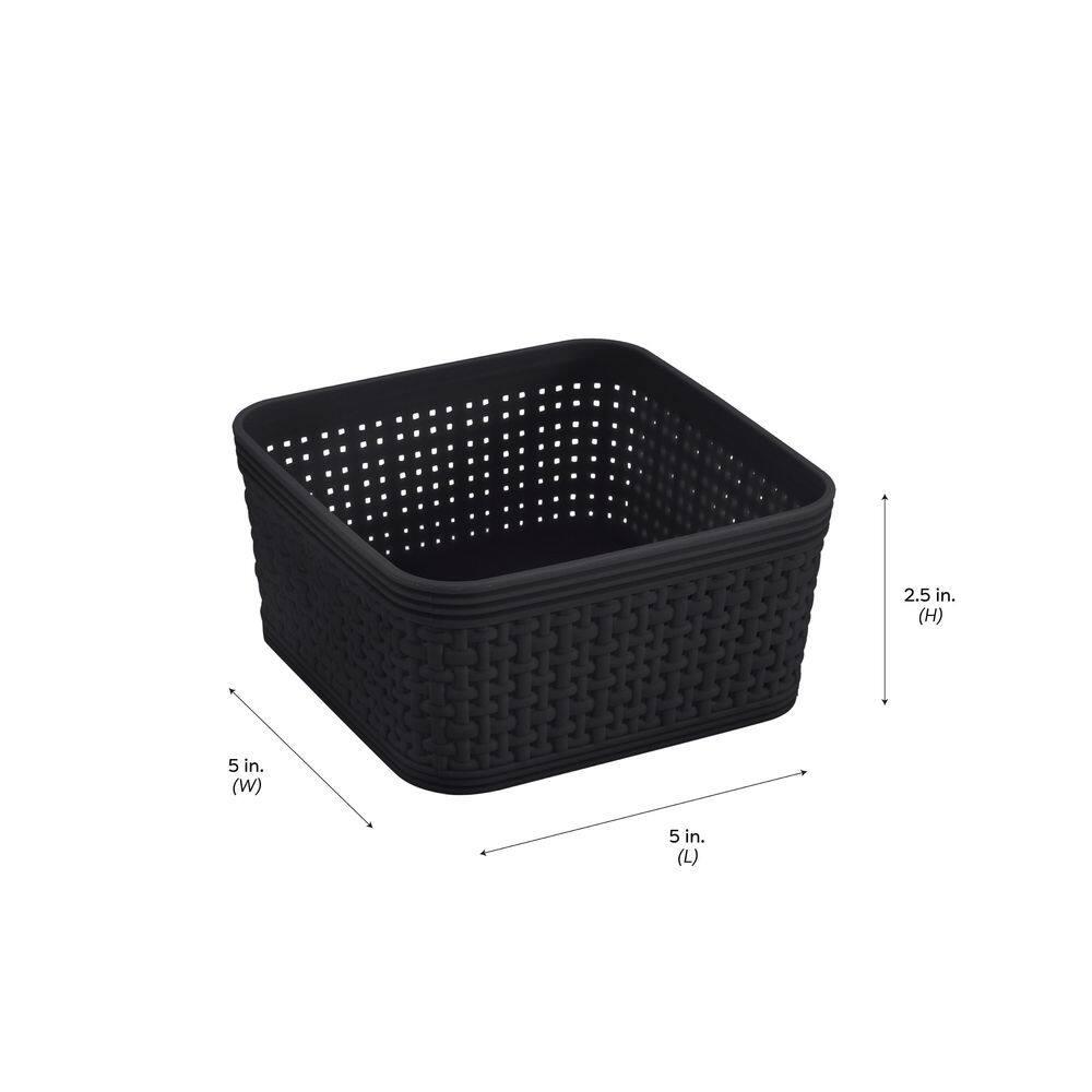 Simplify Simplify Plastic Basket (Set of 6)