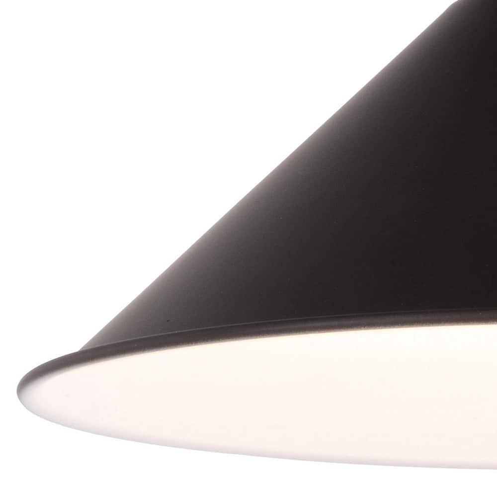 VAXCEL Akron 1L Bronze Metal Industrial MCM Cone Pendant Hanging Ceiling Light