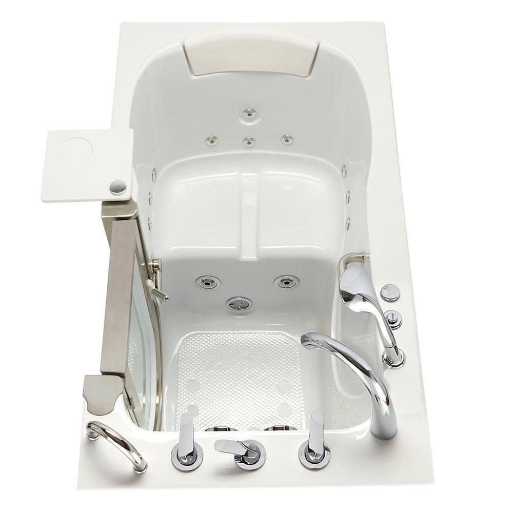 Royal 32"x52" Acrylic Hydro Massage Walk-In Bathtub, Heated Seat, Fast Fill Faucet, 2" Dual Drain