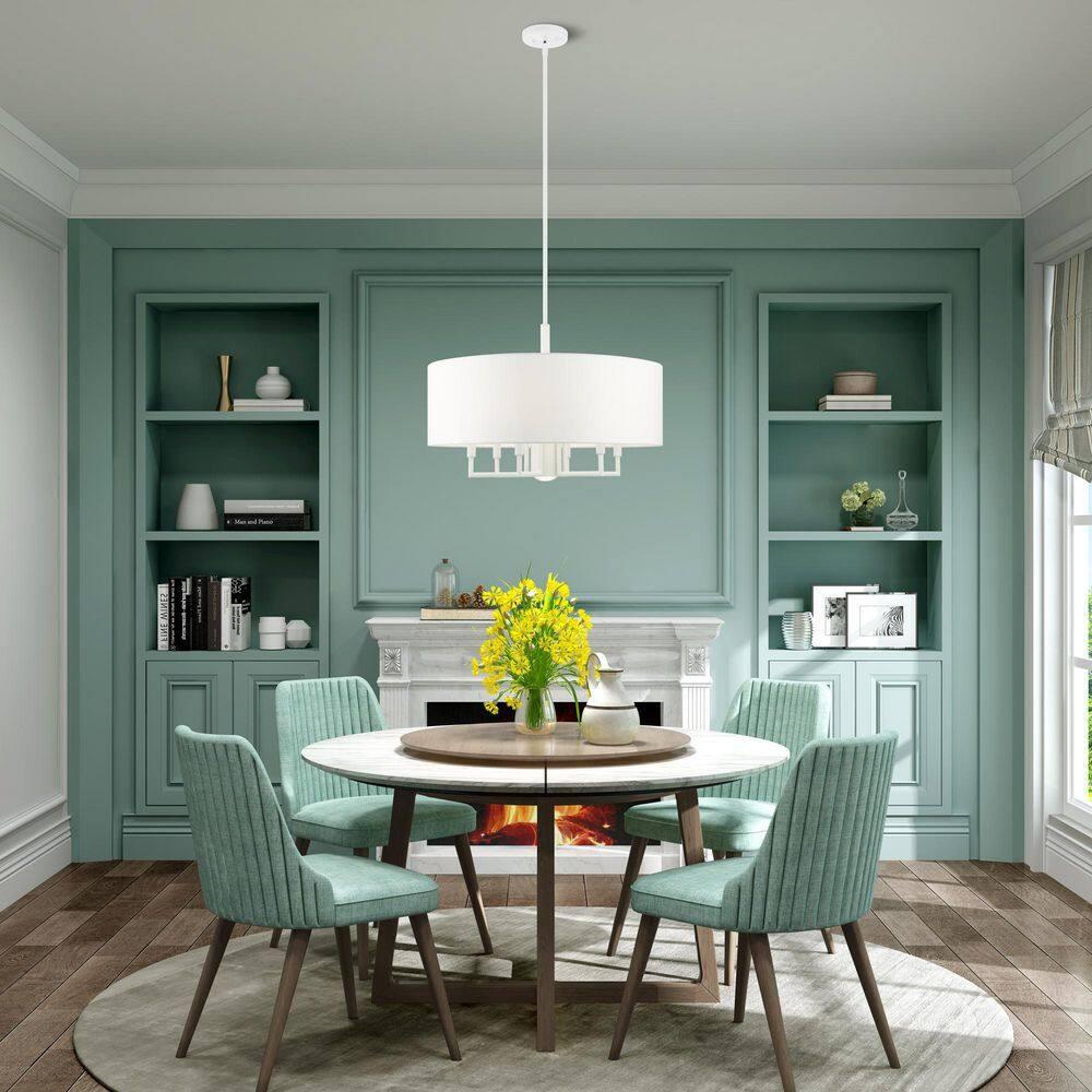 Moonlighter 7 Light Metal Dimmable Drum Chandelier