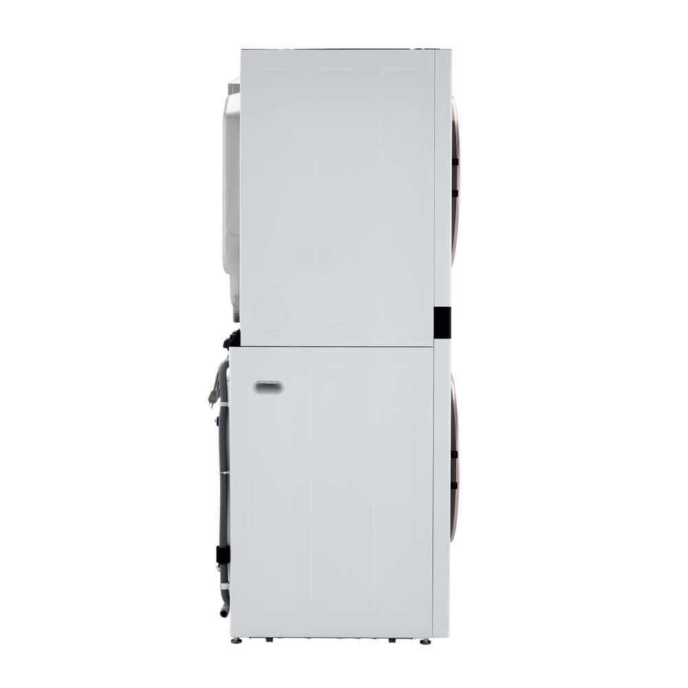 LG WKE100HWA 27 inch White WashTower™ with Center Control™ 4.5 cu. ft. Washer and 7.4 cu. ft. Electric Drye