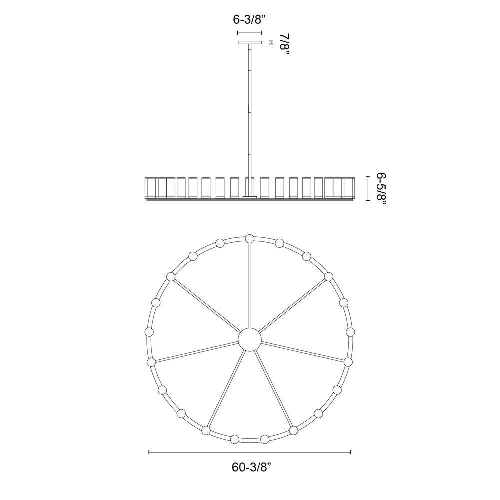 Revolve 21 - Light Dimmable Wagon Wheel Chandelier