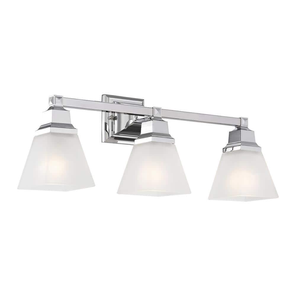 Livex Lighting Mission 3 - Light Vanity in  Polished Chrome