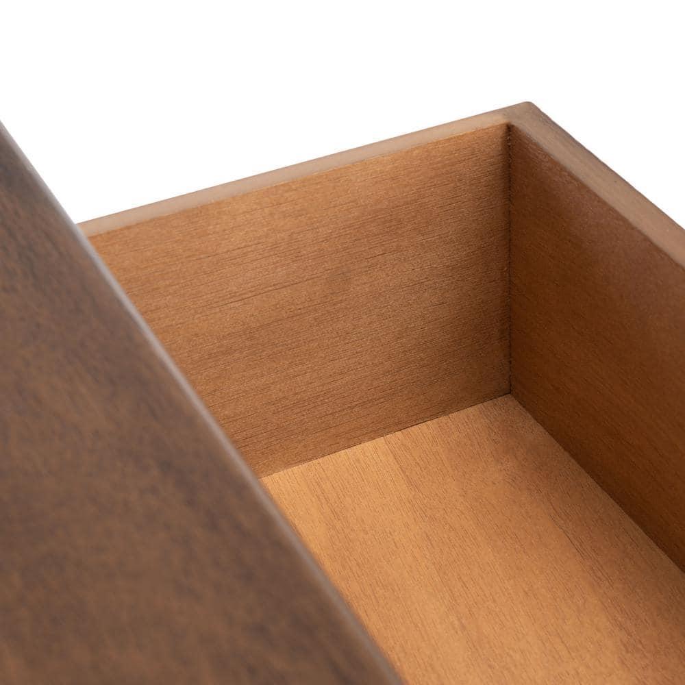 Halton 2 Drawer Console Table - Brown - Safavieh