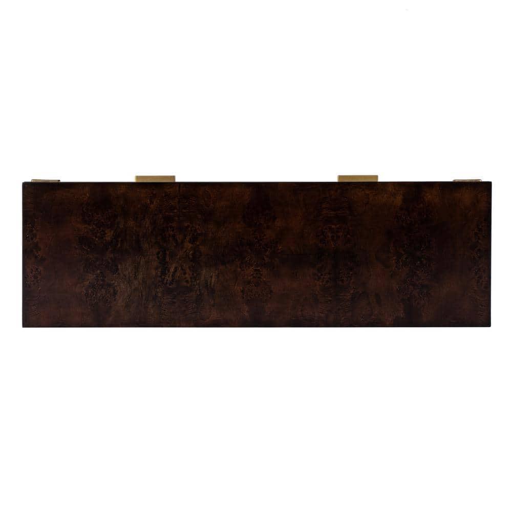 Kai 2 Drawer 45" Burl Wood Console Table