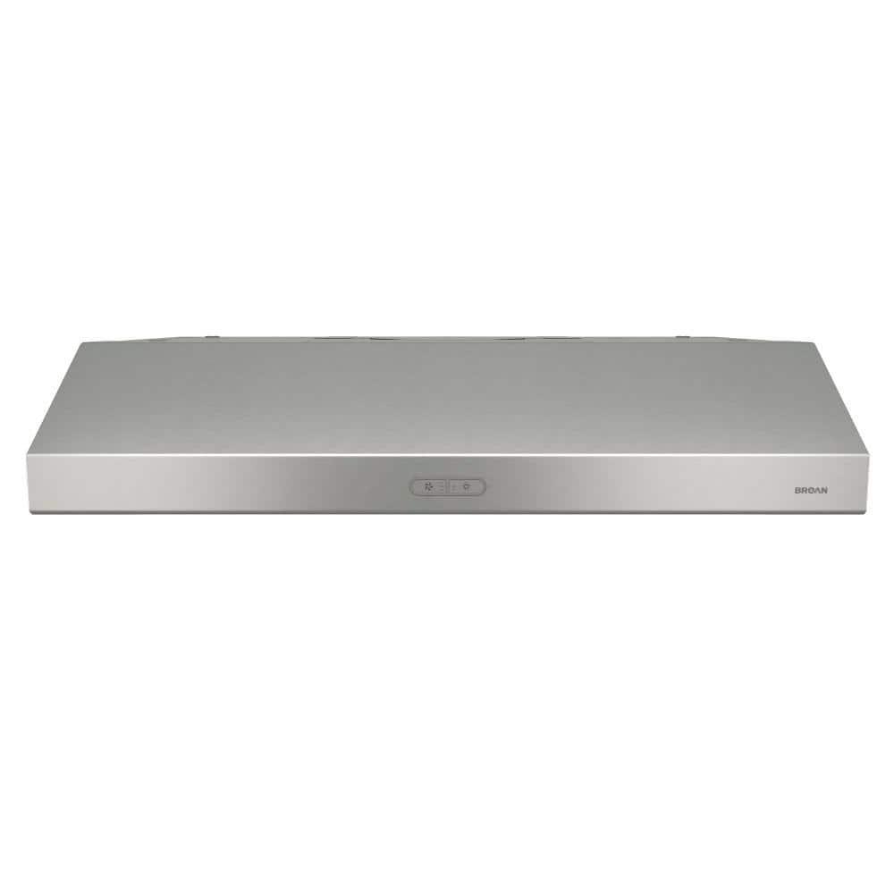 Broan NuTone Broan NuTone 36" Steel 375 CFM Convertible Under Cabinet Range Hood with Mesh Filter BCDF136SS