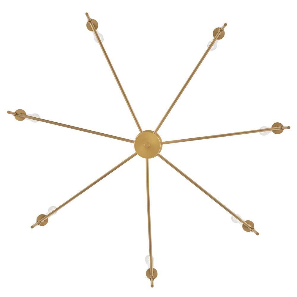 Hux 7-Light Exposed Candle Bulb Chandelier Pendant