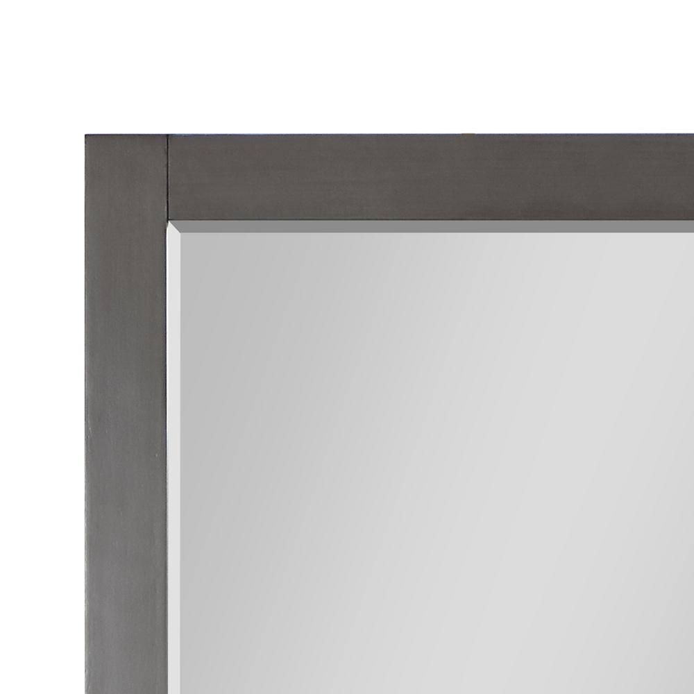 Ivy Wood Flat Wall Mirror