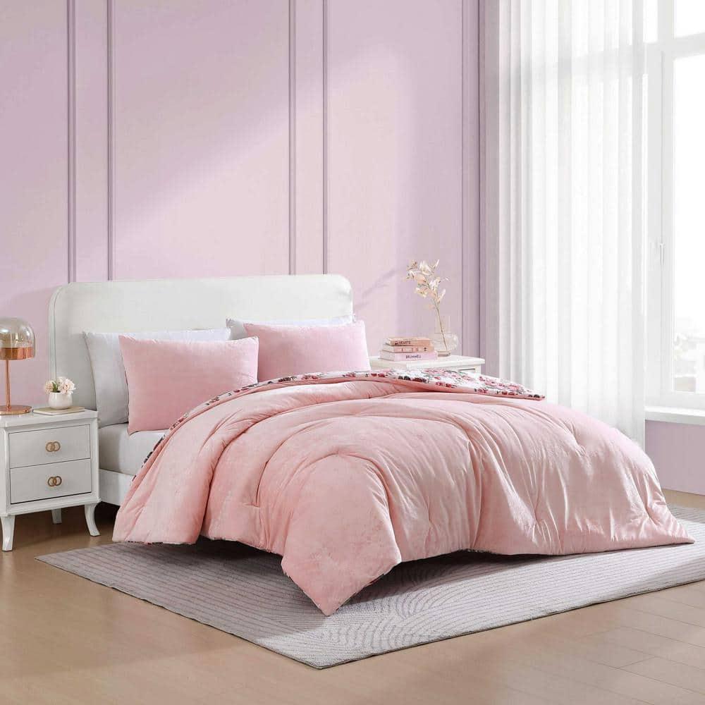 Betsey Johnson Betsey Johnson Solid Reversible Comforter Set