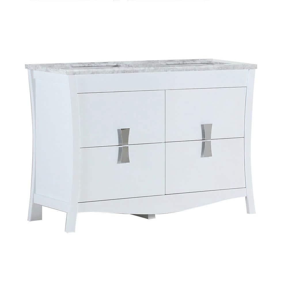 Bellaterra Home Pisa 48.11'' Double Bathroom Vanity with Top
