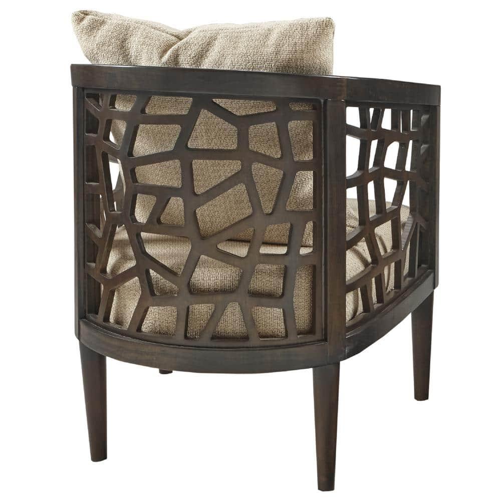Pierre 27" W Polyester Barrel Chair