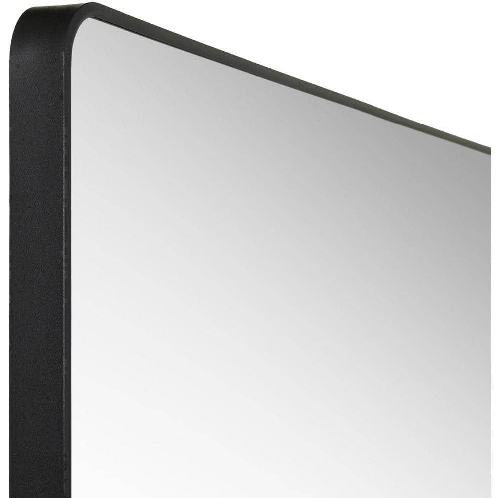 Elegant Rectangular Mirror with Brushed Silver and Gold Finish