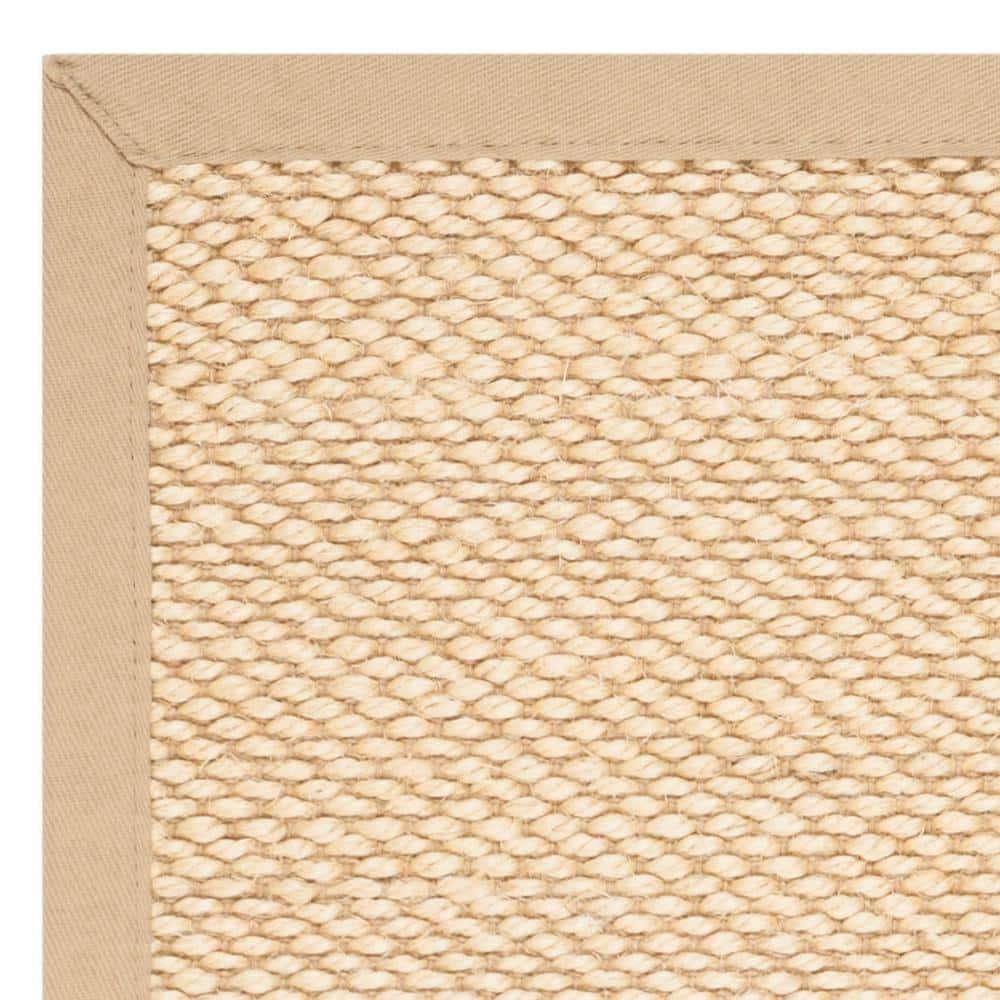 Natural Fiber NF152 Power Loomed Indoor Accent Rug - Ivory/Beige - 3'x5' - Safavieh