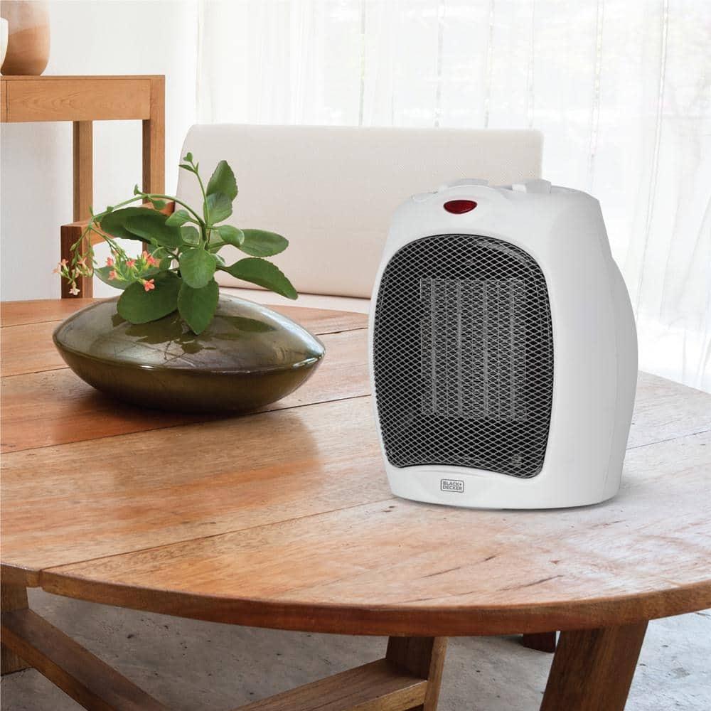 BLACK+DECKER Personal 1500 Watt Electric Fan Compact Heater with Manual Control