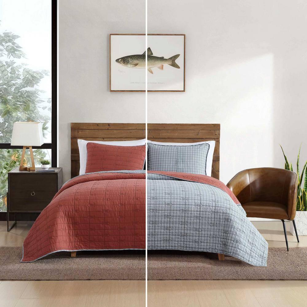 Eddie Bauer Eddie Bauer Troutdale Cotton Reversible Quilt Set
