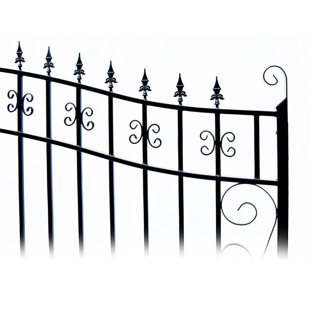 ALEKO Steel Dual Swing Driveway Gate - VENICE Style