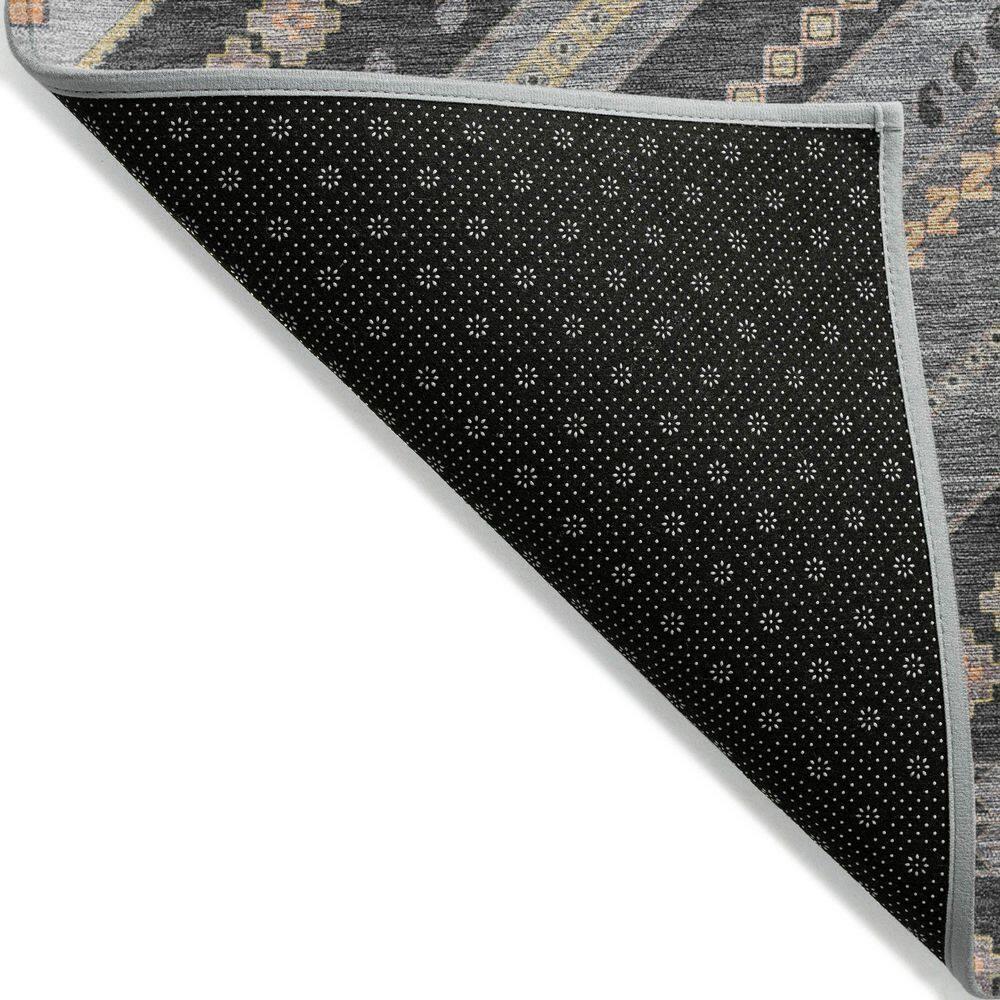 Machine Washable Indoor/Outdoor Chayden ACN1010 Gray Rug