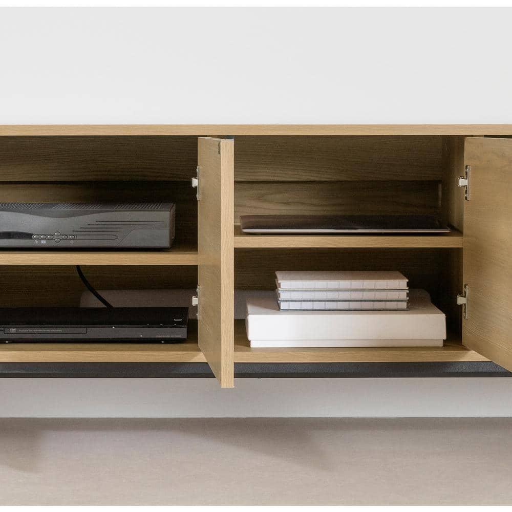 South Shore Mezzy  TV Stand With Doors