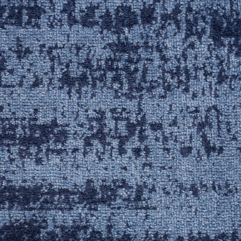 Nourison Essentials 5' x square Denim Modern Indoor/Outdoor Rug