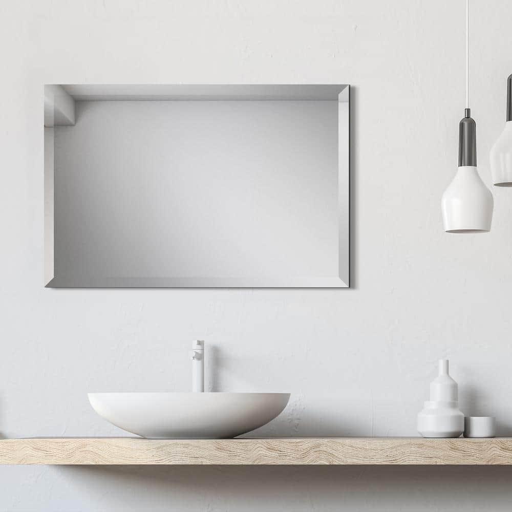 Empire Art Direct Frameless Beveled Prism Wall Mirror - Clear 20 in. x 0.39 in. x 30 in.