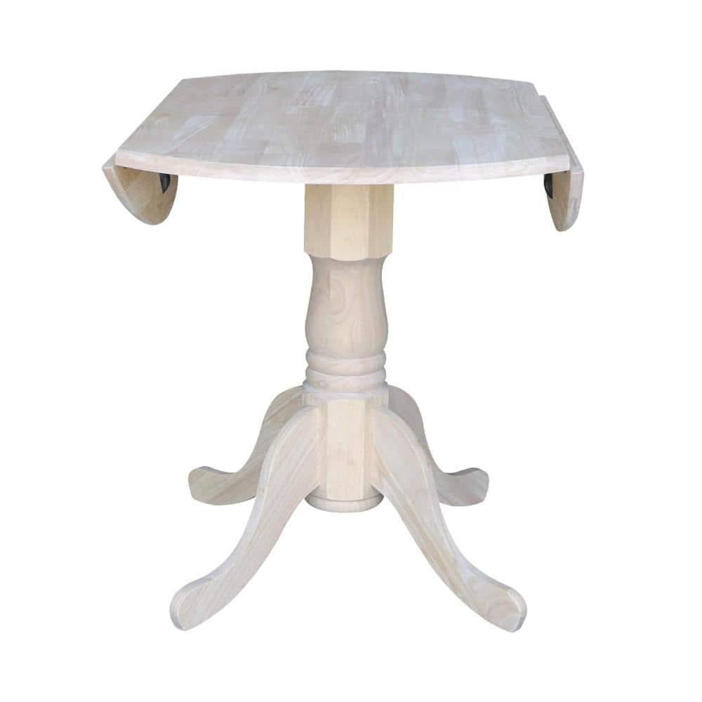 International Concepts Dual Drop Leaf Table - 36", Unfinished