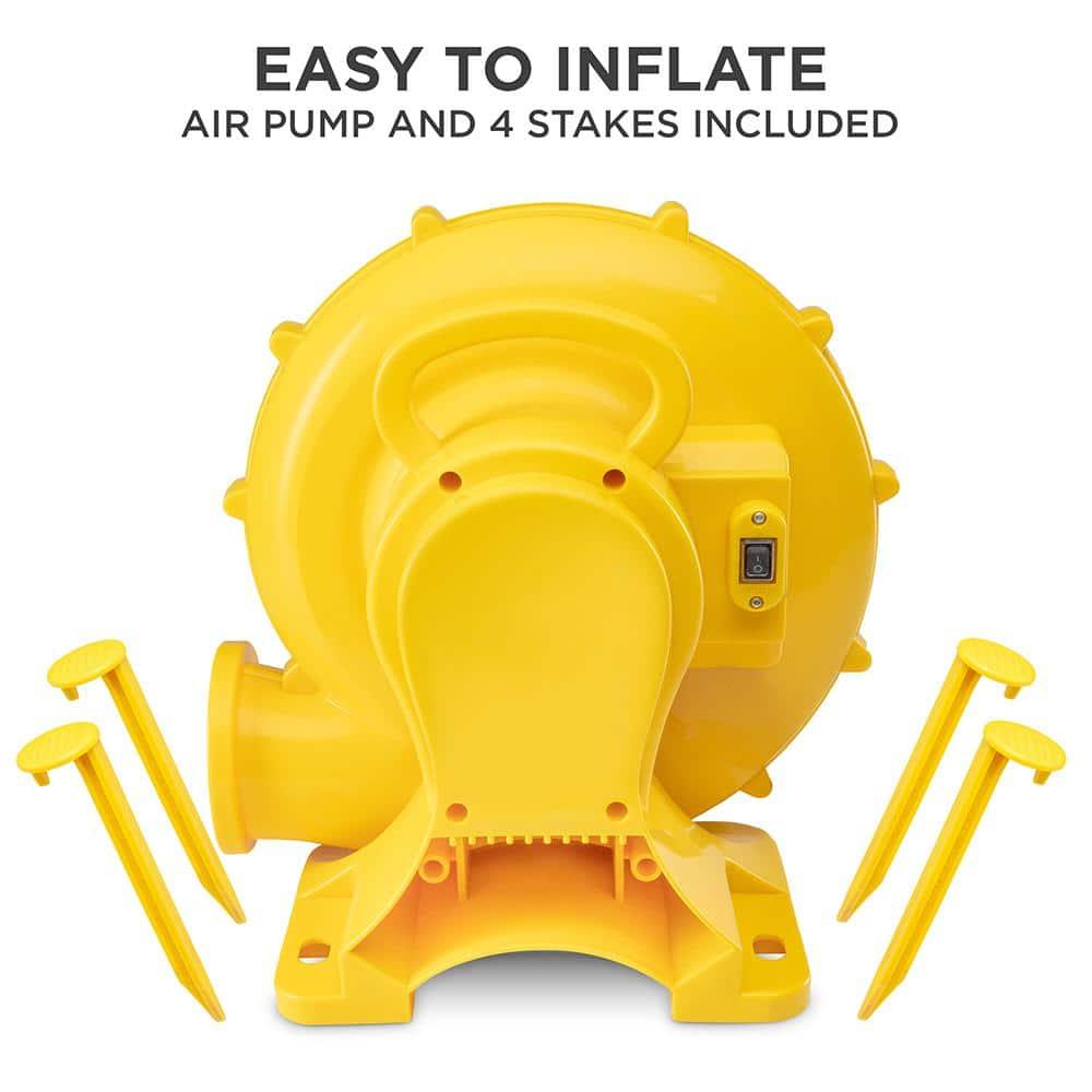Sunny & Fun Inflatable Bounce House, Blue Bouncy Jump Castle
