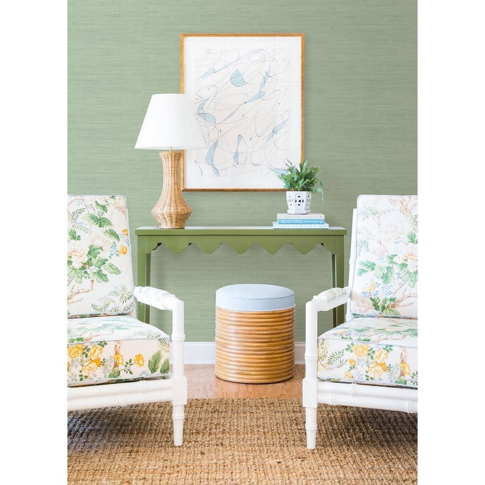 18 ft x 20.5 in x 0.025 in Grasscloth Peel and Stick Wallpaper Roll