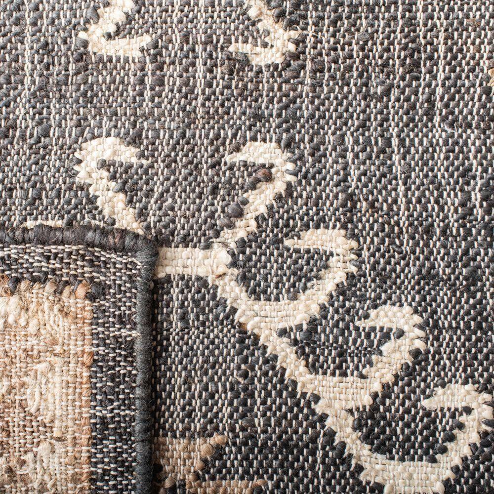Kilim KLM762 Hand Woven Runners - Black/Ivory - 2'3"x11' - Safavieh
