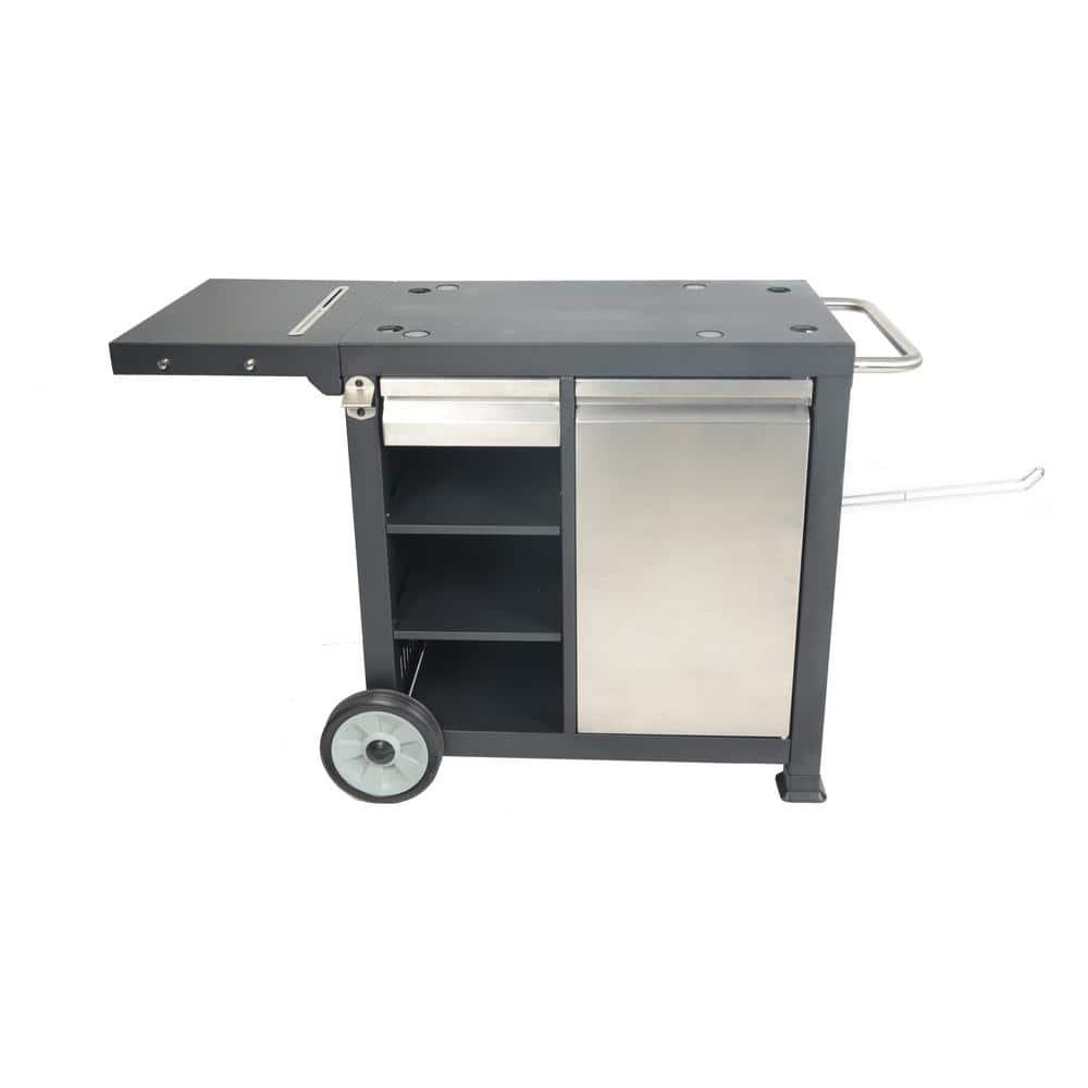 Razor Universal Rolling Prep Cart for Portable Outdoor Griddle and Grills
